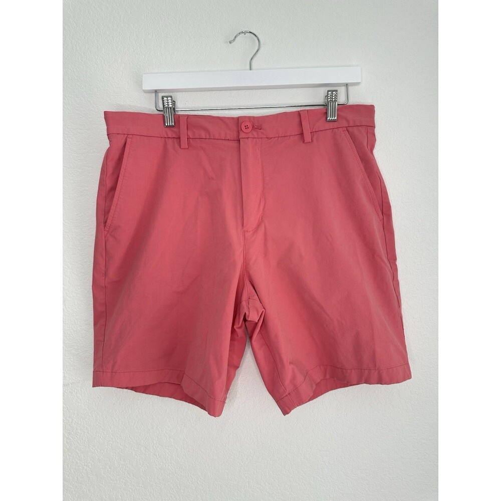 Vineyard Vines Performance Breaker Shorts Mens 33 Pink 8" Inseam 1H001141 Golf